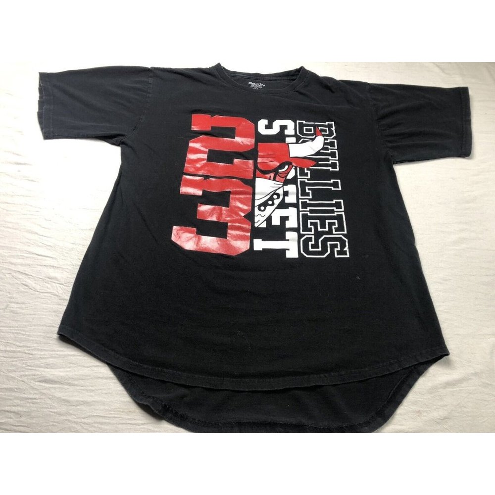 Chicago Bulls 3Forty Collection T-Shirt Bullies Street 23 Michael Jordan Size XL